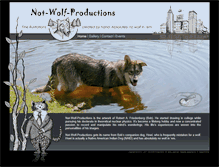 Tablet Screenshot of not-wolf-productions.com